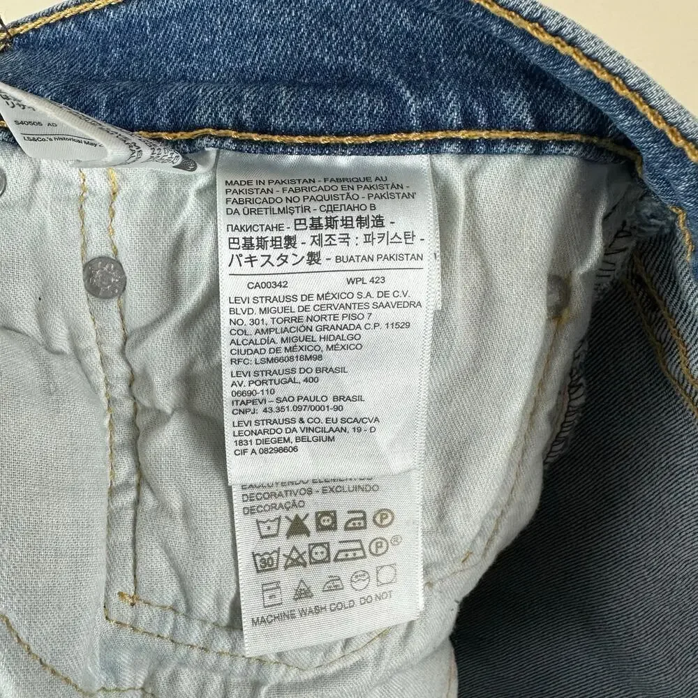 Levi’s 511 Denim Jeans Men’s W42 L32 Medium Wash Denim Straight Leg Utility Work